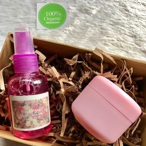 💕Organic Rose water Toner set FaceCream Rose50 ml